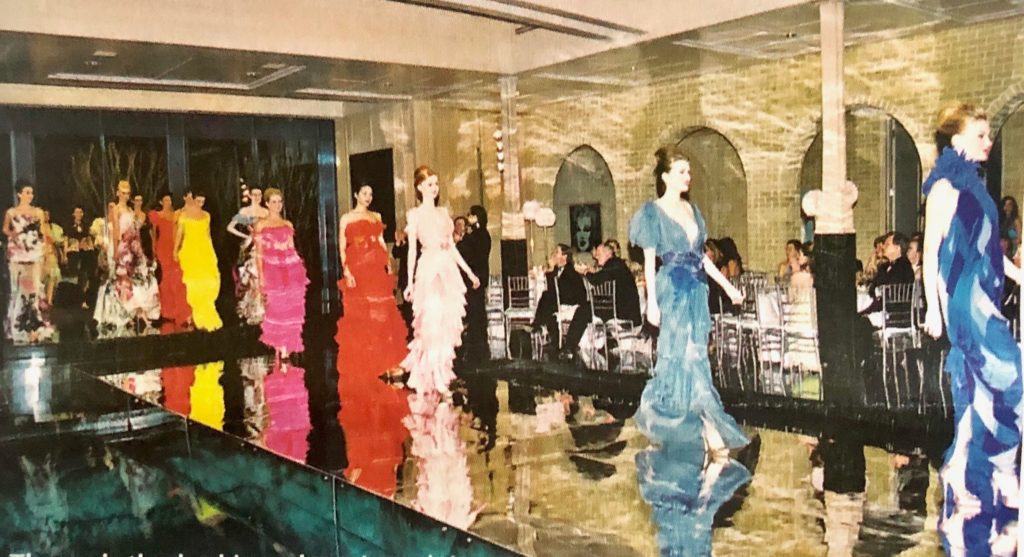 The Christian Lacroix fashion show by Matuszewski Productions at a Friends of the Louvre fundraiser chaired by Becca Cason Thrash.