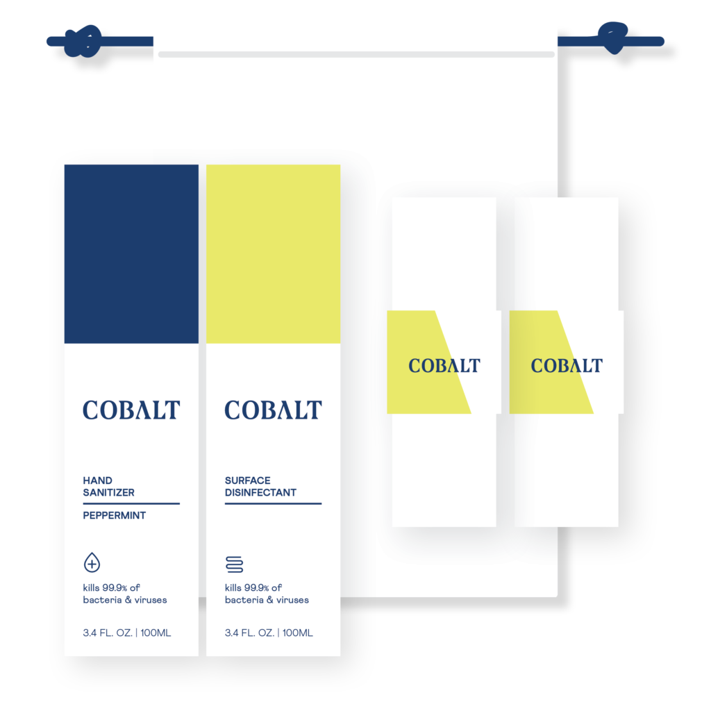 Cobalt Touch & Go Kit includes full size hand sanitizer, powerful surface cleaner and two micro-fiber towels in a durable grab bag (available December 2020). (Photo courtesy of Cobalt)