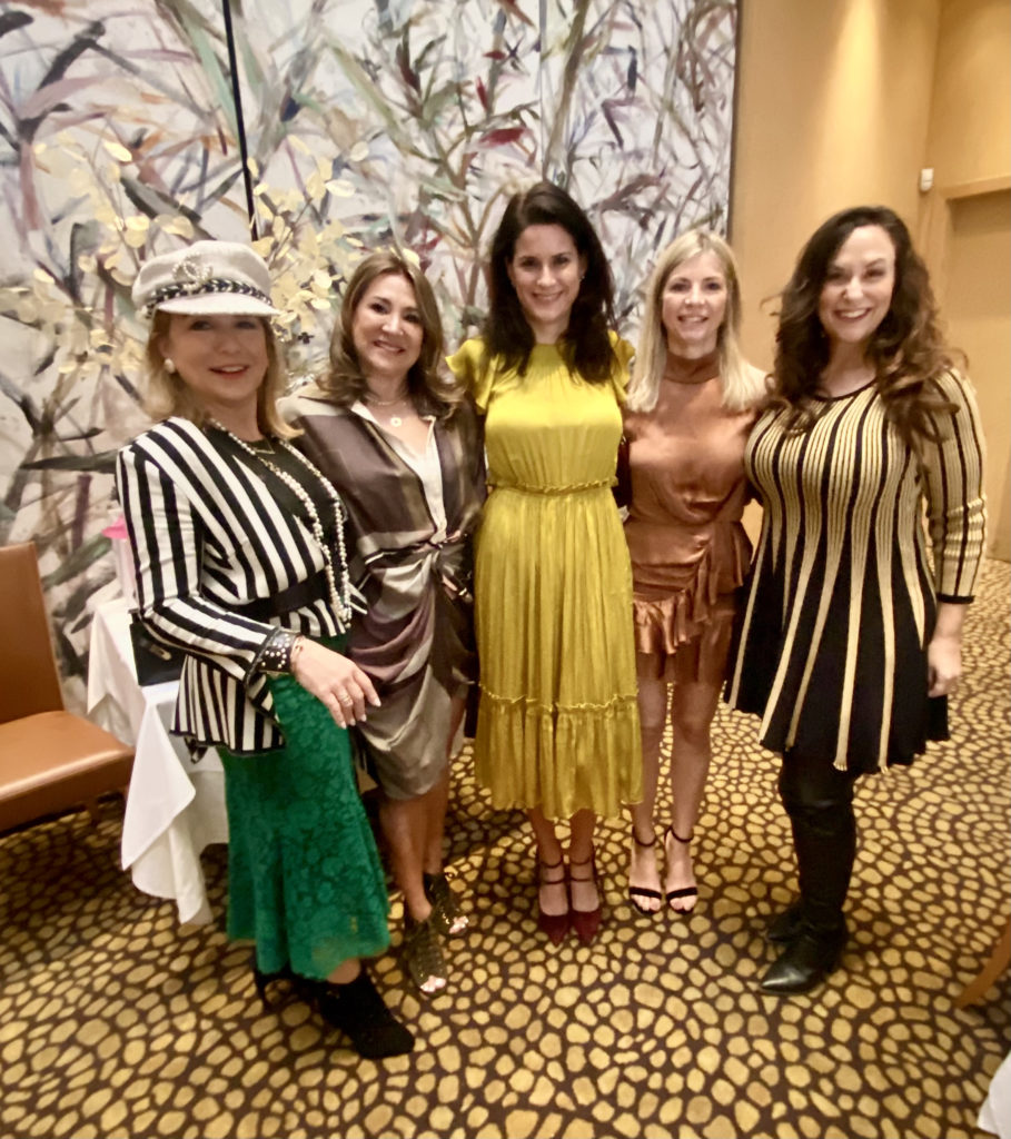 Honoree Donae Chramosta, Yvonne Stern, Katarina Teheran, Katie Pipkin and Nicole Jasper at a Women of Substance watch party.