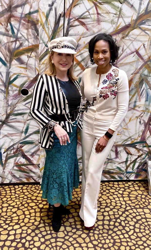 Donae Chramosta, aka The Vintage Contessa, and Roki Design co-founder Roslyn Bazzelle-Mitchell, joined forces to create the Houston, Texas, silk scarf.