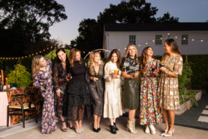 Little Coterie Friendsgiving, Elle Guerrini, Karen Johnson, Phoebe Rourke, Jen McDnald, Courtney Paddock, Selina Stanford, Monica Hoz De Vila (Photo by Lawrence Elizabeth Knox)
