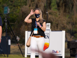 First round action at the 2020 Vivint Houston Open