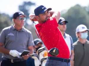 First round action at the 2020 Vivint Houston Open