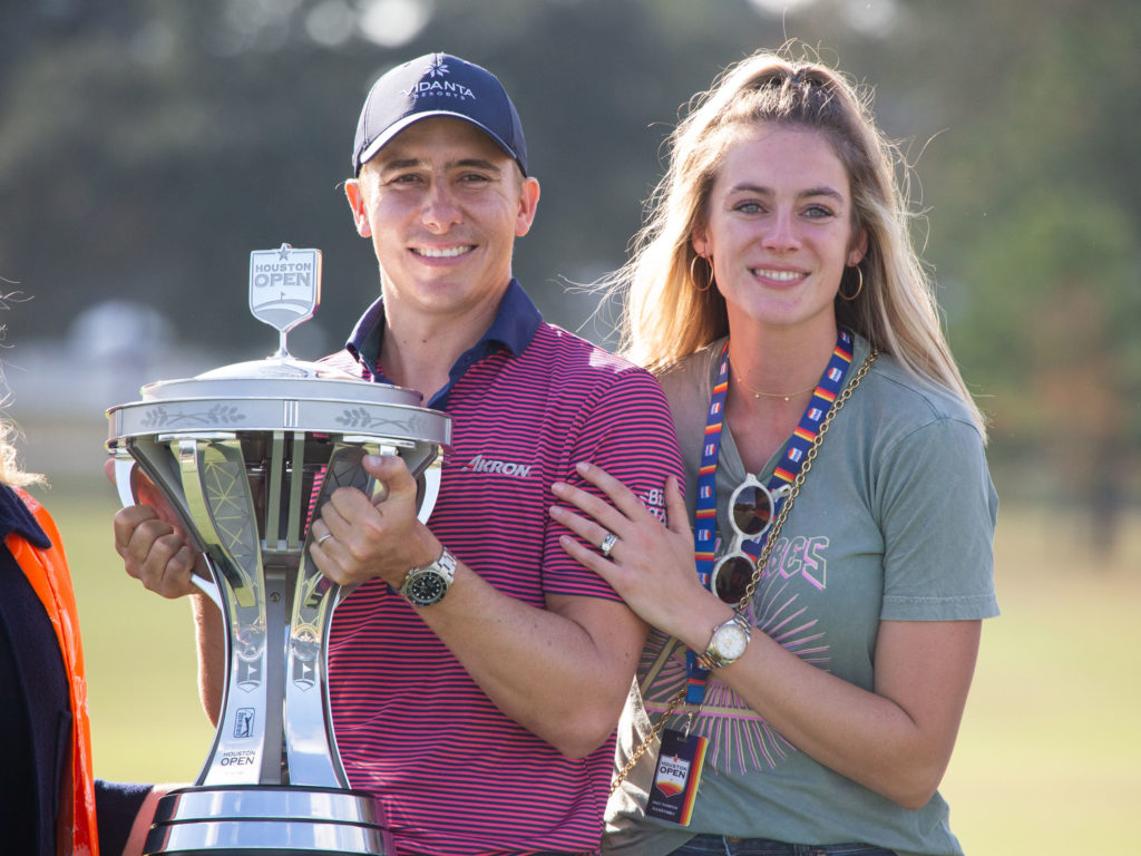 Carlos Ortiz and his wife Haley will never forget their time in Houston. (Photo by F. Carter Smith)