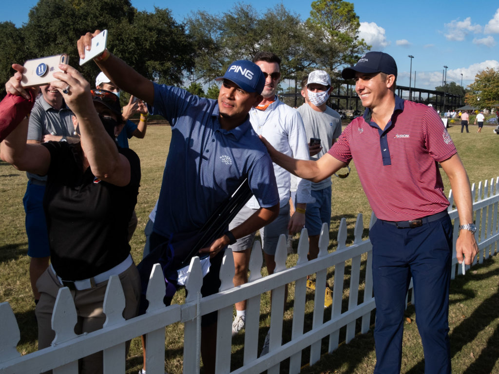 Carlos Ortiz is the third player from Mexico to win a PGA Tour event — and he clearly connected with fans. (Photo by F. Carter Smith)