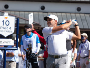 First round action at the 2020 Vivint Houston Open