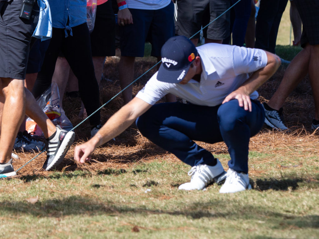 Sam Burns did not let trouble knock him off his game. (Photo by F. Carter Smith)