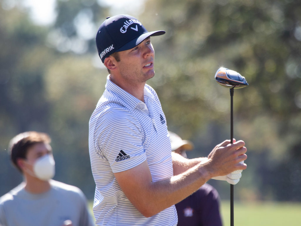 Sam Burns seems to have an easygoing air about him as he chases his first PGA Tour win. (Photo by F. Carter Smith)