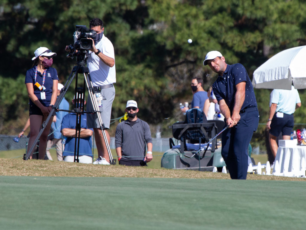 Francesco Molinari found Memorial Park had plenty of bite. (Photo by F. Carter Smith)