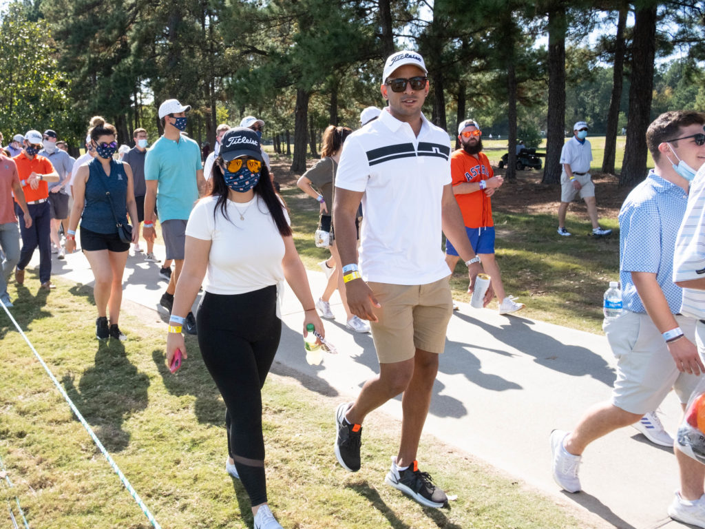 Golf fans enjoyed being back at the Houston Open. (Photo by F. Carter Smith)