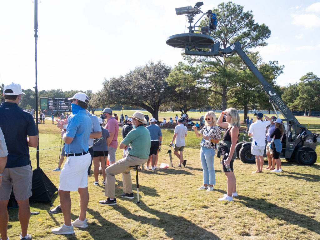 Only 2,500 tickets were sold, but Memorial Park still had plenty of fans. (Photo by F. Carter Smith)