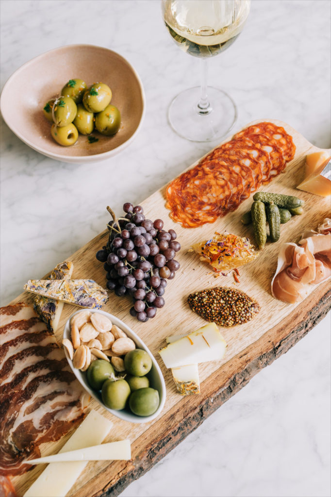 A charcuterie board at Trova Wine + Market in the Park Cities. (by Lauren Bloom) 