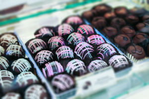 handmade chocolate bonbons at Bering’s (Photo by Chris P. Bachman )