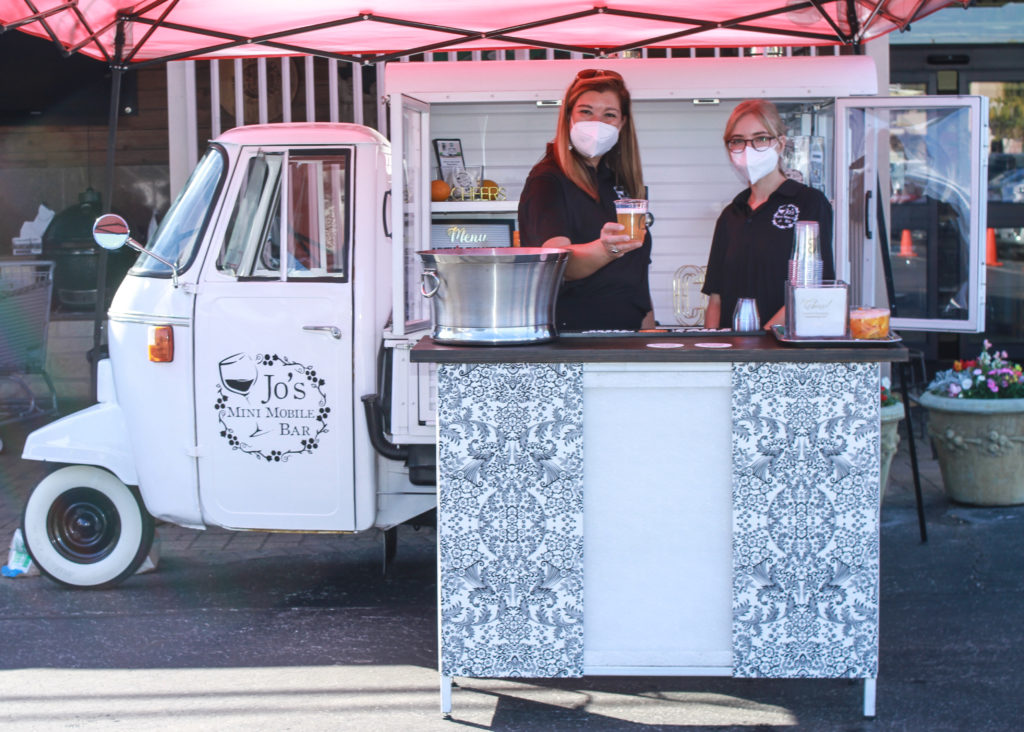 Margaritas from Jo's Mini Mobile Bar were a popular aspect of Bering's 80th anniversary celebration. (Photo by Chris P. Bachman )