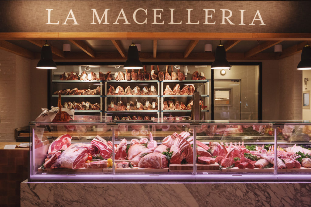 La Macelleria, one of the many fresh counters at Eataly