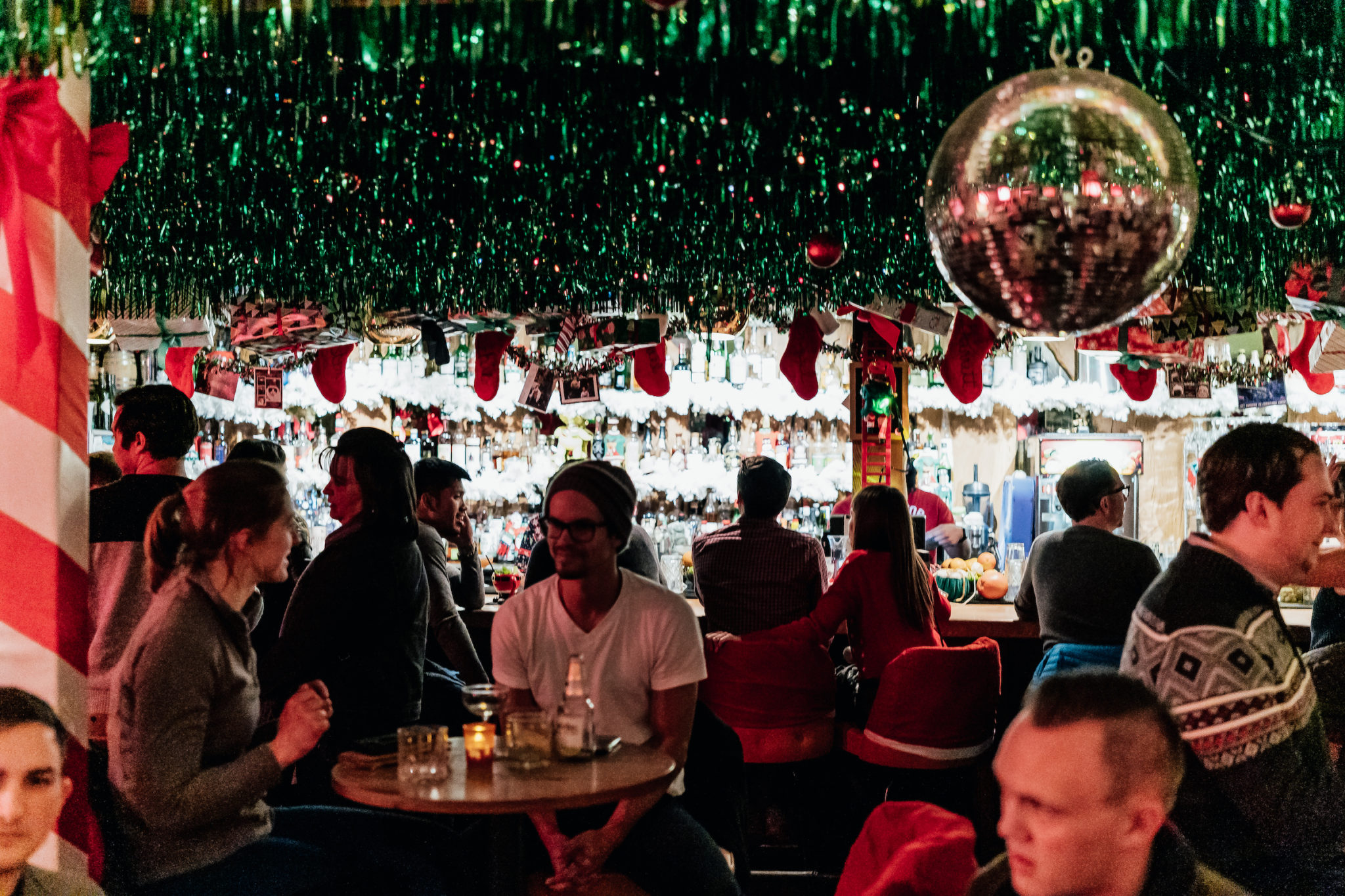 Houston's Christmas Bar Returns With Heights Cheer — Miracle at Johnny's is More Festive Than