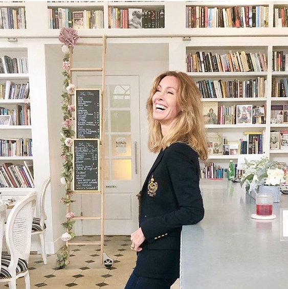 Attorney by education, chef/restaurant owner by trade, Karine Favre-Massartic brings a touch of her native France to Houston with romantic Café Poêtes, near midtown.