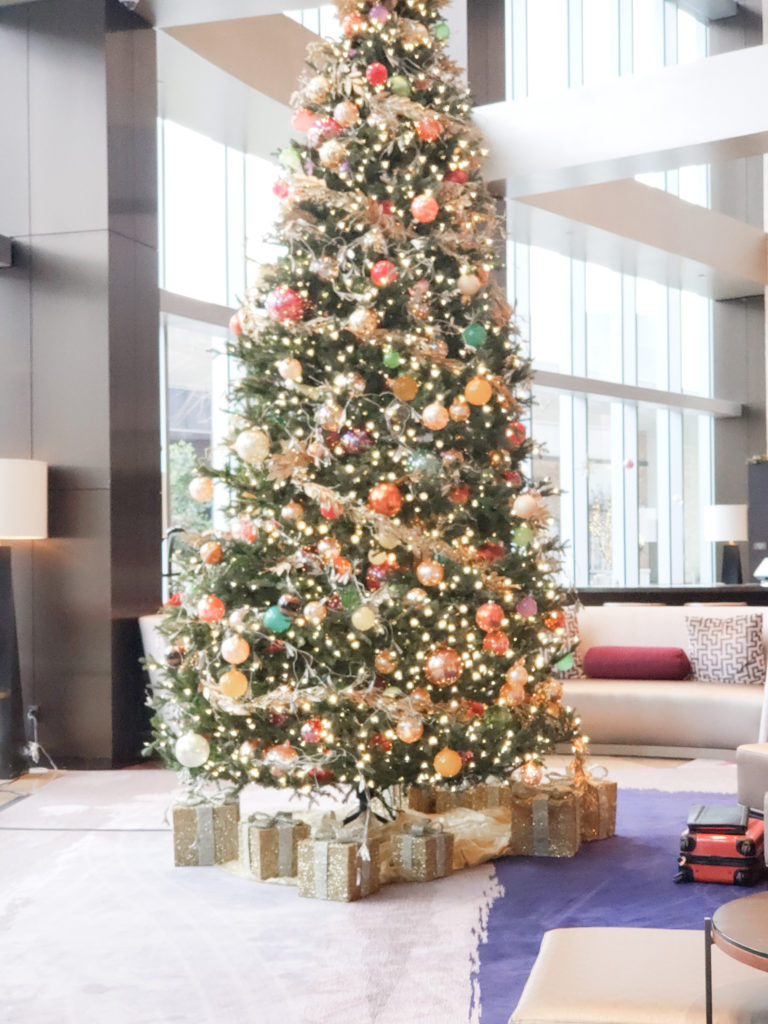 Omni Hotel Dallas full Christmas tree. Photo credit @simplylynnblogxo.