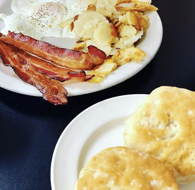 Paris Coffee Shop classic breakfast. (Photo by Courtney Dabney.)