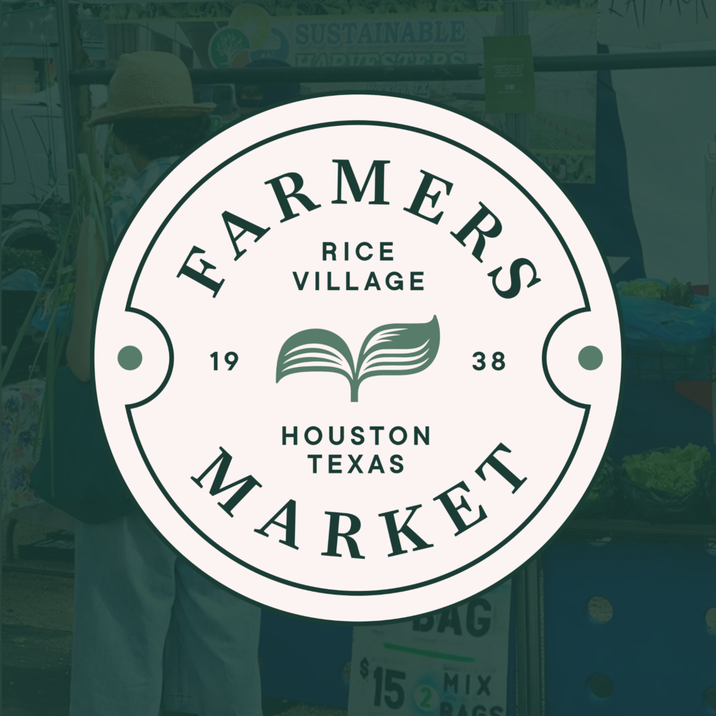 The Rice Village Farmers Market is ready to roll with its logo in place and the launch scheduled for December 6.