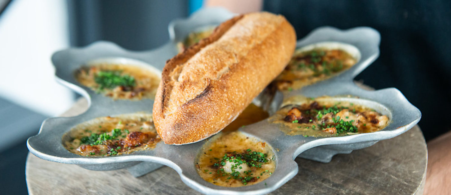 Roasted Oysters at One Fifth