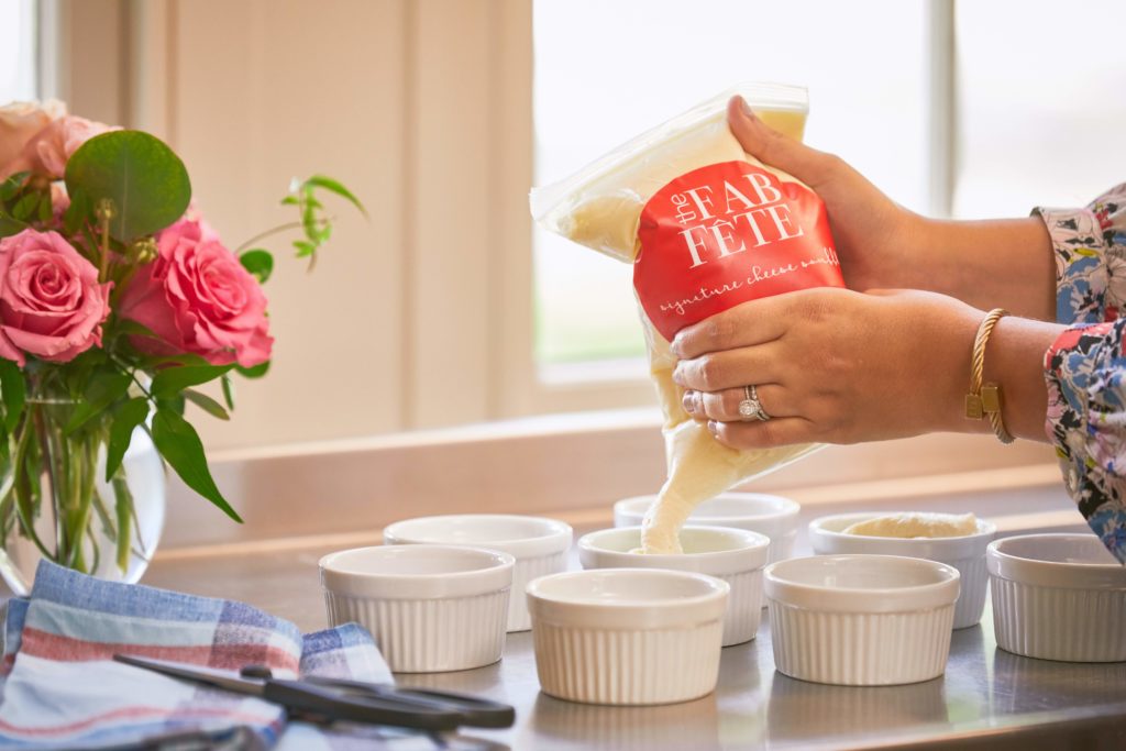 The Fab Fête soufflé refills are available in 32-ounce freezer safe bags in packs of two. (Photo by Terry Vine)
