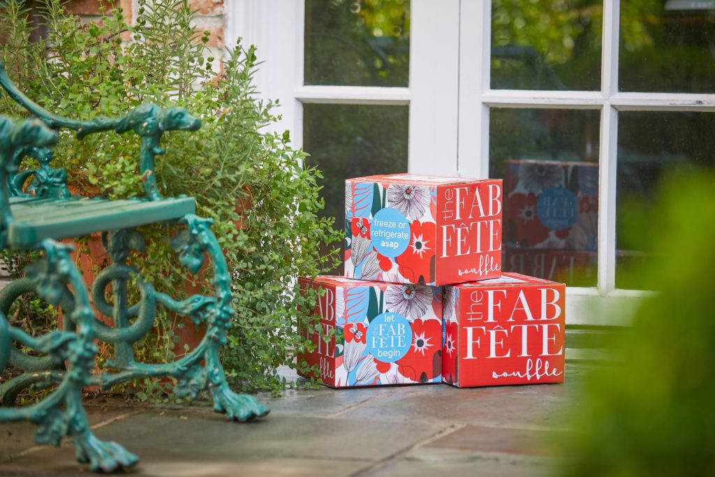 The Fab Fête soufflés ship pre-frozen in beautifully insultated boxes. (Photo by Terry Vine)