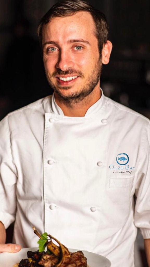 Ouzo Bay executive chef Thomas Laczynski (Photo courtesy of Ouzo Bay staff)