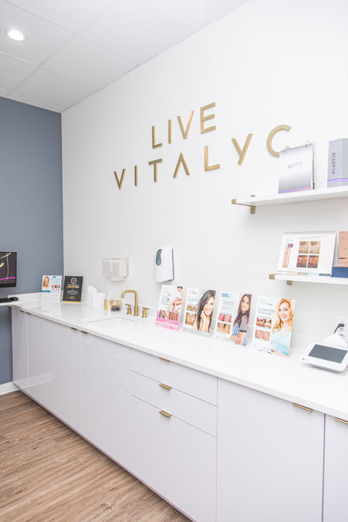 In addition to non-invasive aesthetic treatments, Vitalyc also offers IV and hormone therapy, CoolSculpting, and the refreshing HydraFacial. 