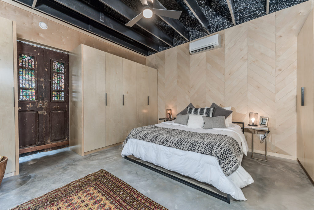 Each of the Nouveau Bungalows in Rosslyn Heights has a bedroom large enough for a king-sized bed.