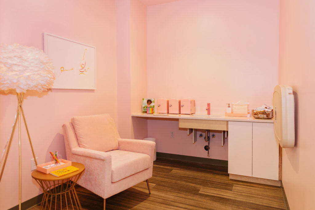 The lactation/meditation room at SheSpace.