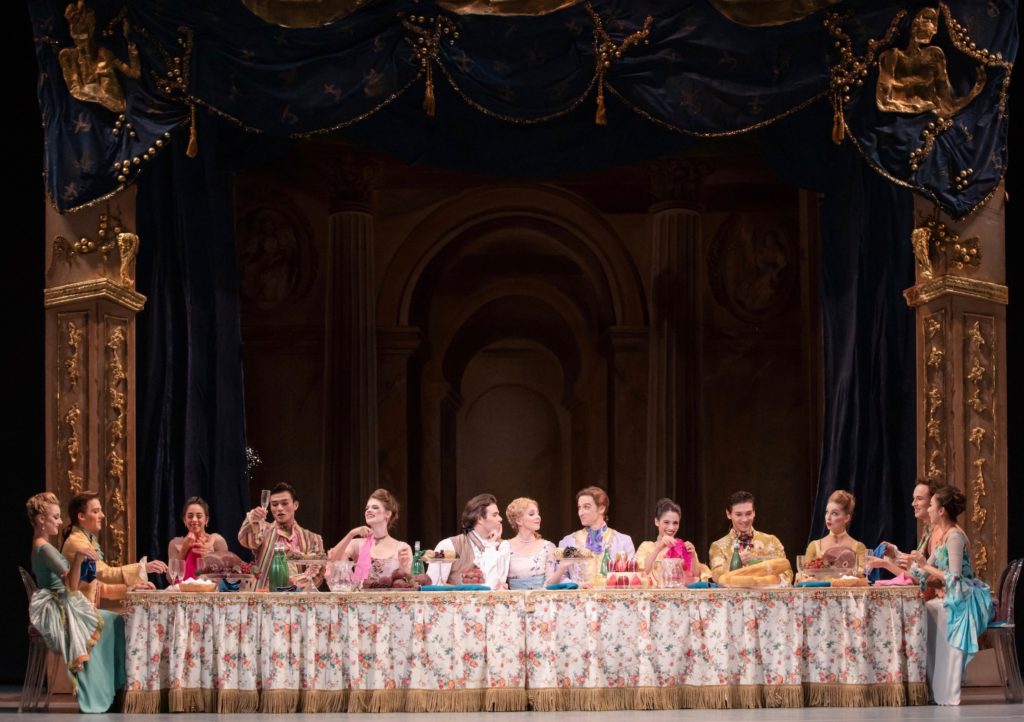 Artists of Houston Ballet in Stanton Welch's 'Marie.' (Photo by Amitava Sarkar, Courtesy of Houston Ballet)