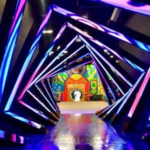 Visit Seismique to eperience 9 million LEDs, vibrant colors, eclectic sounds, and natural elements. (Photo by Alex Montoya)