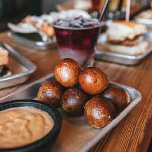 Bowlounge munchies include Pretzholes