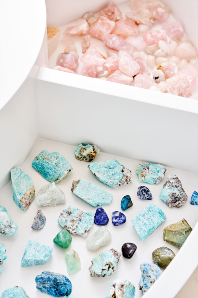 Naturally, you can find crystals at Breathe. 
