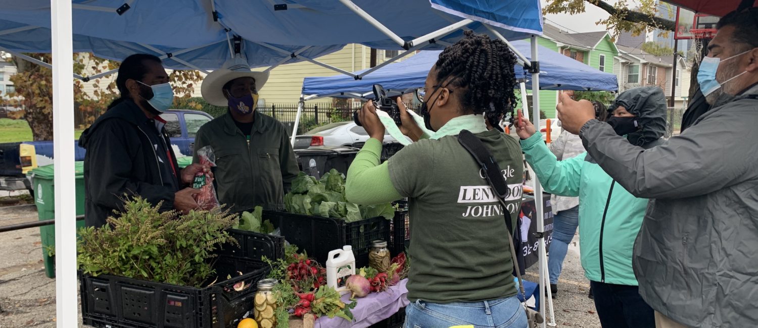 Fresh produce at Freedmen’s Town Farmer’s Market