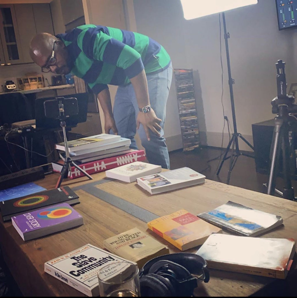 The Gentlemen's History Hour podcast does not have an elaborate professional studio setup. And that's part of its authentic vibe.