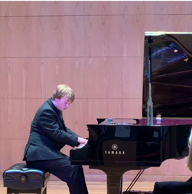 HSPVA classical piano sophomore, Hayden Miller, solo performance.