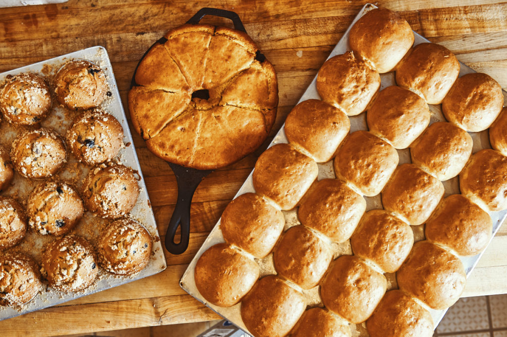 Muffins, Cornbread, and Rolls at Cleburne Cafeteria
