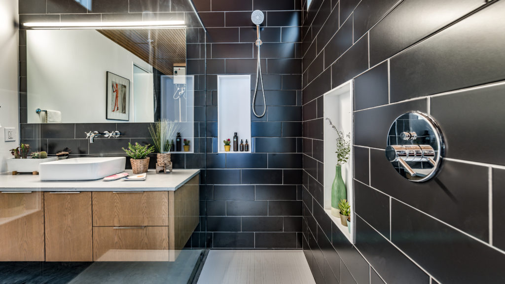 Georgie O'Keeffe's home in Sante Fe, New Mexico, was inspiration for this Nouveau Bungalow by Steven Allen Designs.