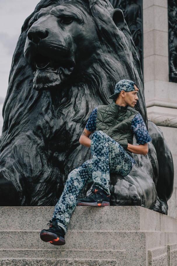 Lucien Clarke Skates In Virgil Abloh's LV Vest