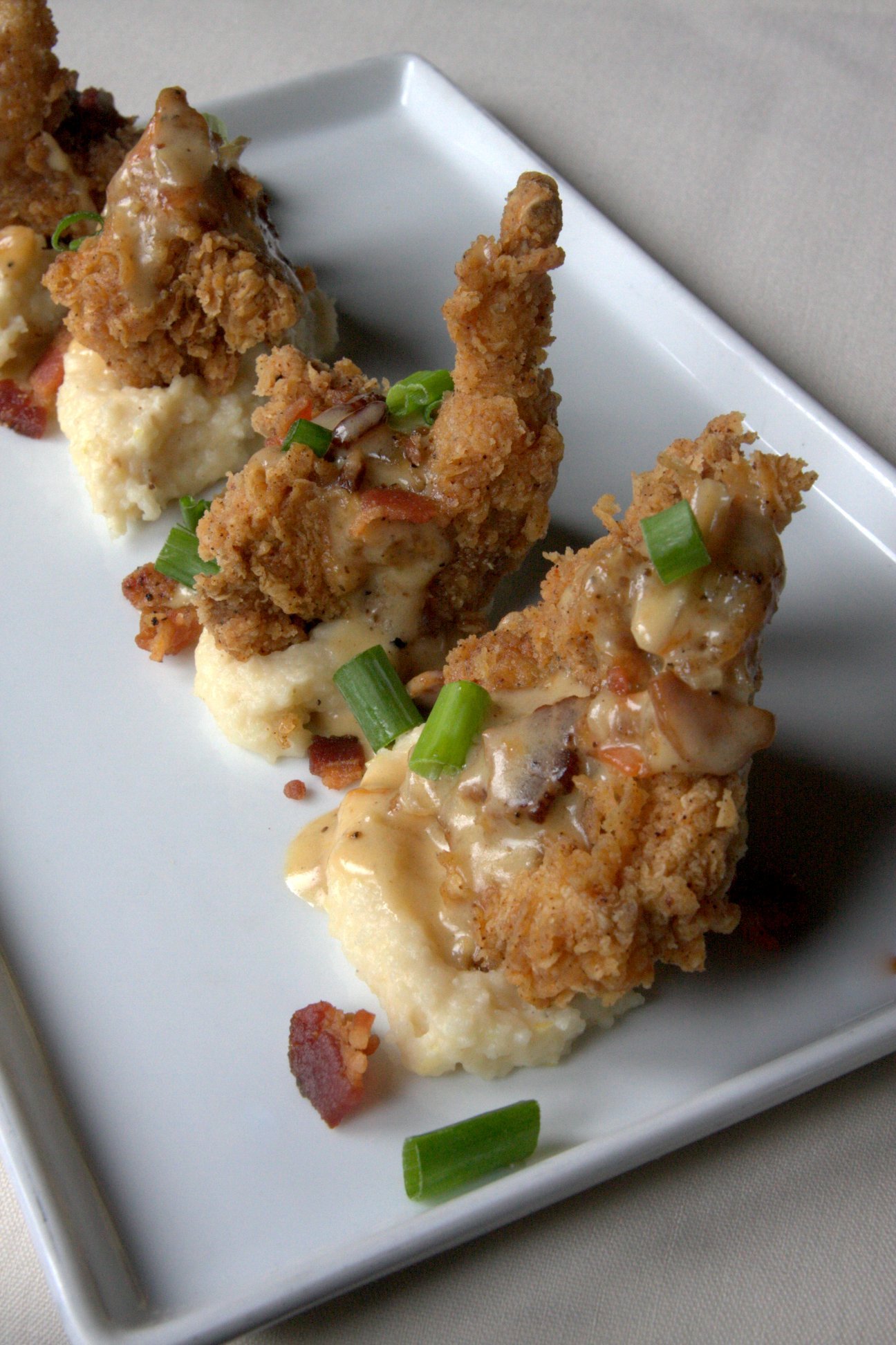 Southern Fried Quail with Bourbon Bacon Gravy PaperCity Magazine