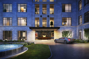 Rendering of the entrance to The Sophie