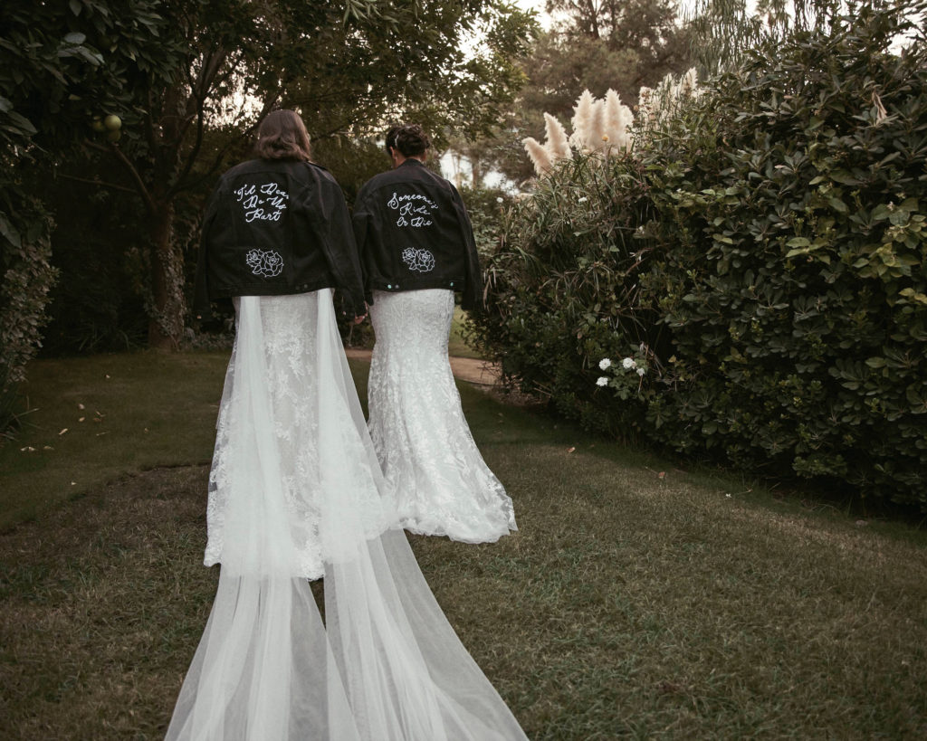 Custom denim jackets were made at Levi's Legacy West location. (Photo by Tom Shirmacher)