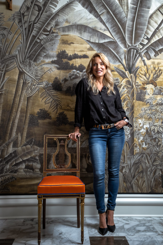 Marisa de Lempicka, great-granddaughter of Tamara de Lempicka. Portrait by Gerardo Velazquez. Hair and makeup Tonya Riner. Photographed at Moxie.