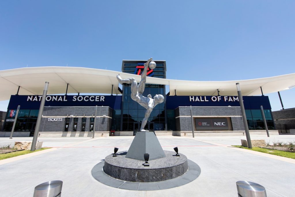 The National Soccer Hall of Fame is located in Frisco and open to visitors. (Courtesy)