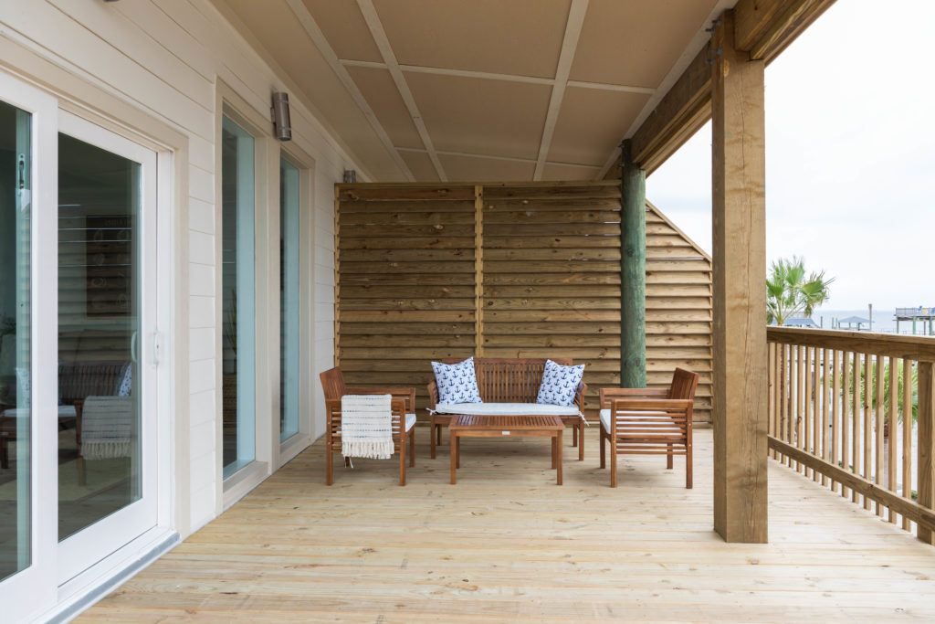 The Pier 6 Seafood & Oyster House airbnbs enjoy views into the Gulf and access to two fishing piers. (Photo courtesy of Swiggard Creative)