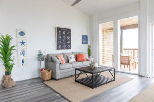 Pier 6 bungalow interior