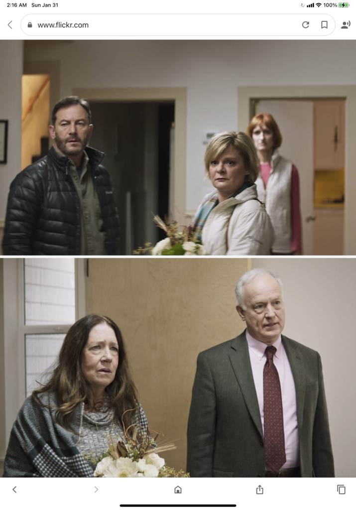 The cast of Mass includes Jason Isaacs, Martha Plimpton, Ann Dowd (photo courtesy of Sundance Institute) 