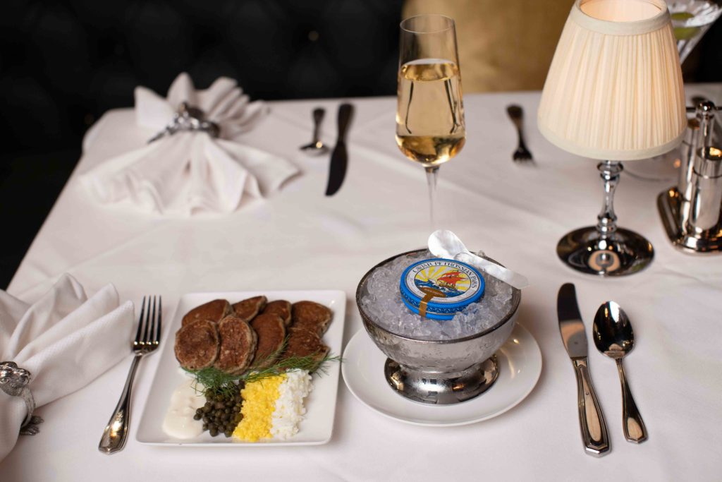 Turner's on Post Oak Boulevard offers three tiers of Petrossian caviar, cost based on type of caviar. (Photo by Jenn Duncan)